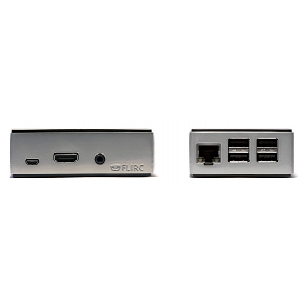 Flirc - Raspberry Pi Case V2.1 - Aluminum-Black - FLRPICASEV2.1
